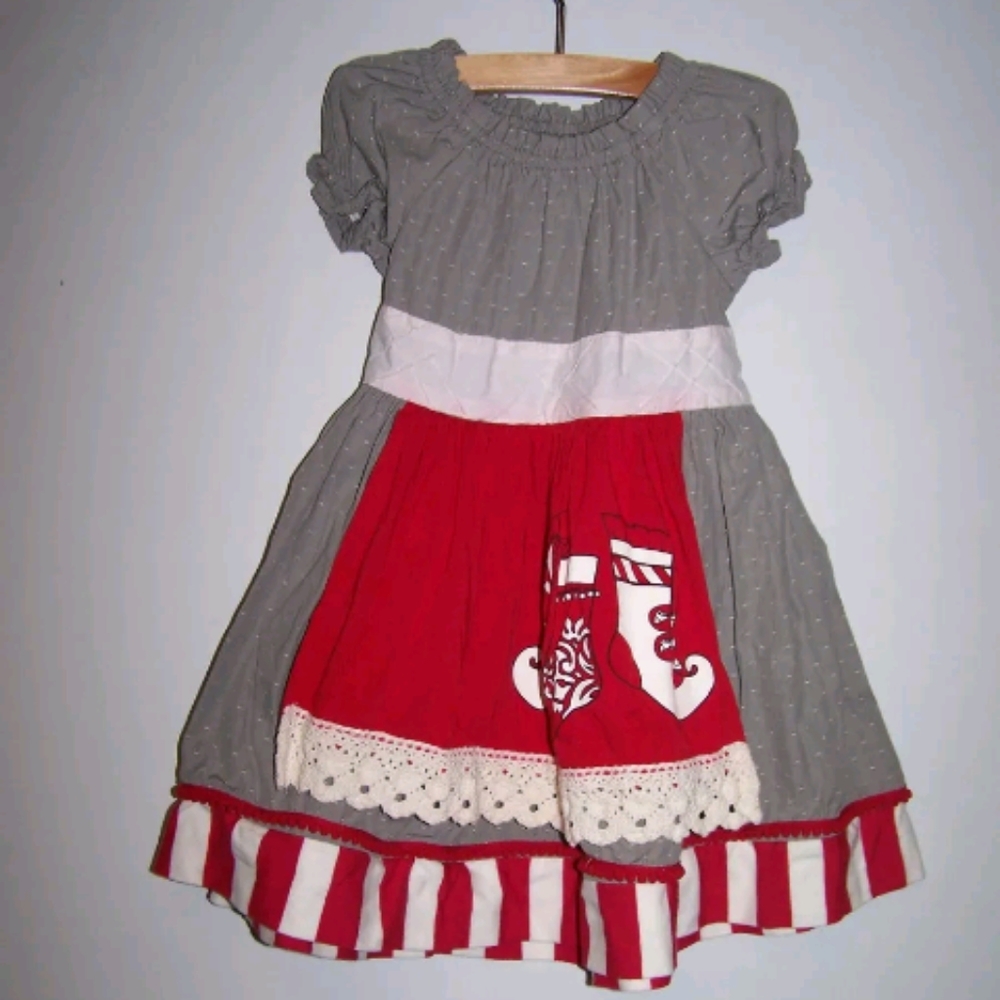 Persnickety Christmas Dress With apron